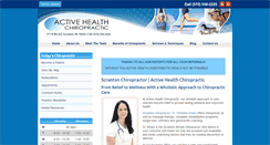 Desktop Screenshot of activehealthchiro.net