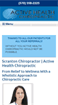 Mobile Screenshot of activehealthchiro.net